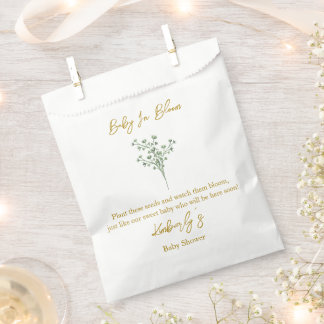 Baby’s Breath | Baby In Bloom Samen Baby Shower Geschenktütchen