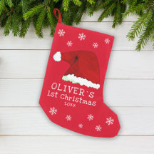 Baby`s erste Weihnachts-Rote Weihnachtsmannmütze S