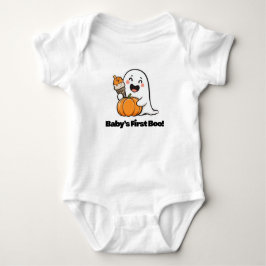 Baby’s First Boo! – Adorable Halloween Bodysuit Baby Strampler