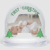 Baby’s First Christmas – 2 Photo Car-Shaped Schneekugeln (Rückseite)