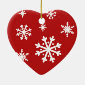 Baby’s First Christmas Heart Shaped Photo Ornament (Hinten)