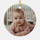 Baby’s First Christmas Ornament – Personalized (Vorne)