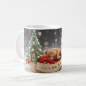 Baby’s First Christmas Personalized Mug Kaffeetasse (Vorderseite Links)