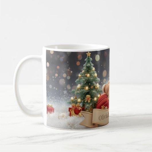 Baby’s First Christmas Personalized Mug Kaffeetasse (Links)