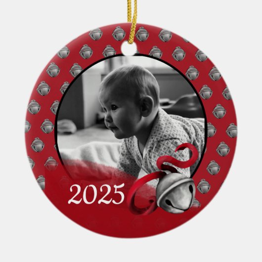 Baby’s first Christmas photo ornament  (Vorne)