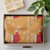 Baby`s First Christmas Red Santa Hat Snowflake Seidenpapier (Geschenk)