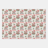 Baby’s First Christmas Teddy Geschenkpapier Set (Vorderseite)