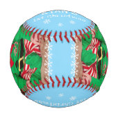 Baby`s First Christmas Weihnachtsmannmütze Snowfla Baseball (Vorderseite)