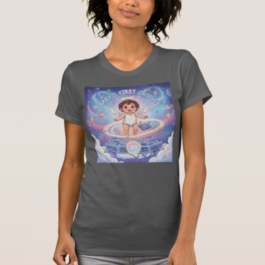Baby’s First Groove — Angelic DJ of Joy T-Shirt (Vorderseite)