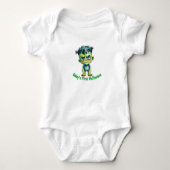 Baby’s First Halloween Frankenstein Baby Strampler (Vorderseite)