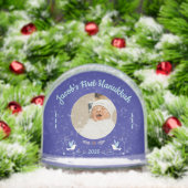 Baby’s First Hanukkah Custom Photo Snow Globe Schneekugeln (Weihnachten)