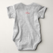 Baby’s T-Shirt Baby Strampler (Rückseite)