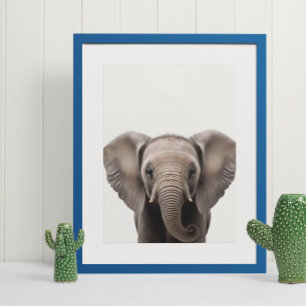 Baby Safari African Jungle Animals Elephant Poster