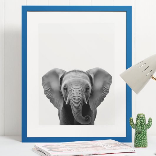 Baby Safari African Jungle Animals Elephant Poster