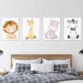 Baby Safari Animal Wall Decor Bilderwand Sets (Schlafzimmer)
