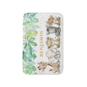 Baby Safari Animals Bath Mat Badematte (Vorderseite Vertikal)