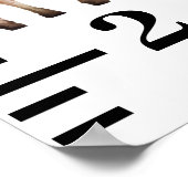 Baby Safari Jungle Animals Poster (Ecke)