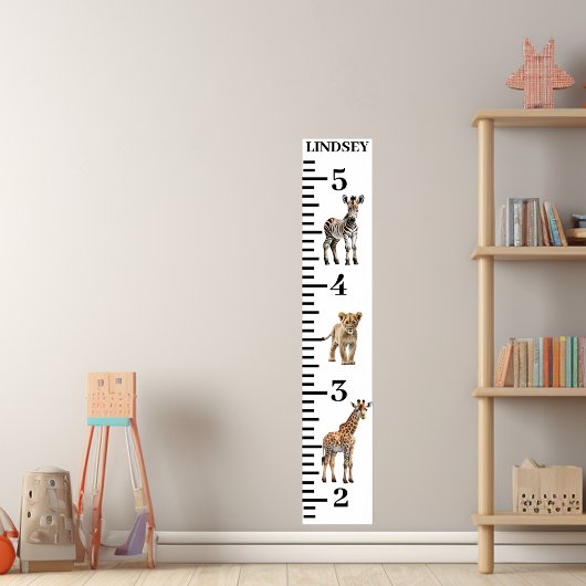 Baby Safari Jungle Animals Poster