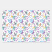 Baby Safari Kinderzimmer Wrapping Paper Sheets Set Geschenkpapier Set (Vorderseite)