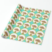 Baby Safari Monkey mit Schnuller Pattern Geschenkpapier (Ungerollt)