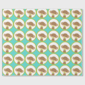 Baby Safari Monkey mit Schnuller Pattern Geschenkpapier (Flach)