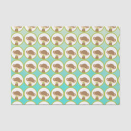 Baby Safari Monkey mit Schnuller Pattern Seidenpapier
