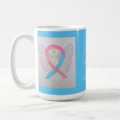 Baby Safe Haven Awareness Ribbon Engel Custom Tass Kaffeetasse (Links)