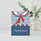 Baby Sailor Anzug B Postkarte (Stehend Vorderseite)