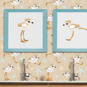 Baby Sandpiper oder Pipe Plover Chick Poster