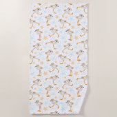 Baby Sandpipers Pipe Plover Beachcomber Strandtuch (Vorderseite)