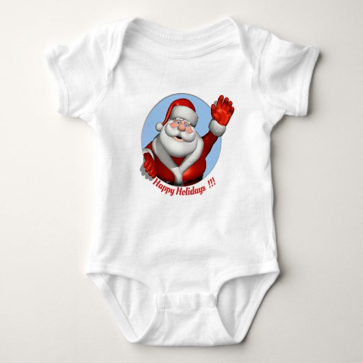 Baby Santa Claus Baby Strampler (Vorderseite)