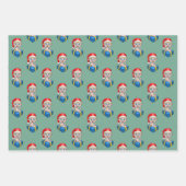 Baby Santa Claus Geschenkpapier Set (Vorderseite)