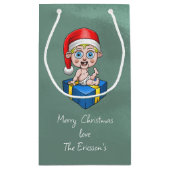 Baby Santa Claus Kleine Geschenktüte (Rückseite)