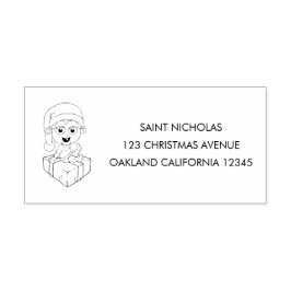 Baby Santa Claus Permastempel