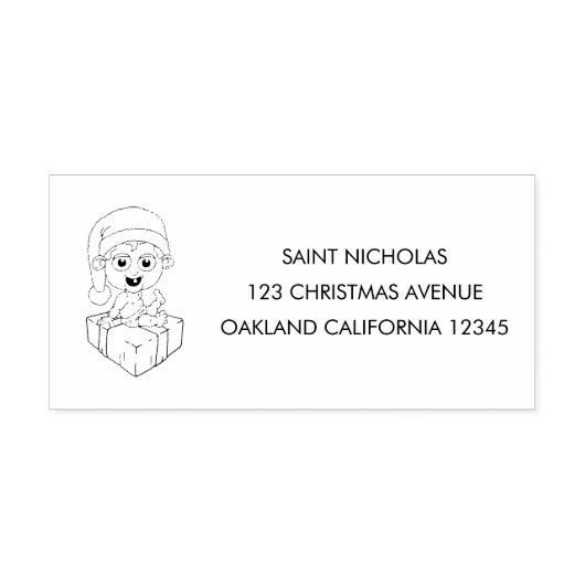 Baby Santa Claus Permastempel (Design)