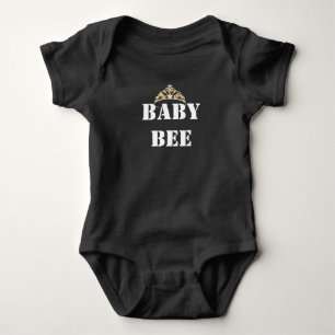 Baby Säugling Bodysuit-Crown Baby Bee Strampler