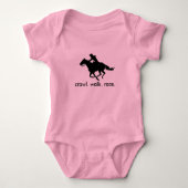 Baby Säugling Shirt Future Barrel Racer Cowgirl (Vorderseite)