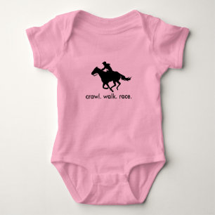 Baby-Säuglings-Shirt-zukünftiges Fassracer-Cowgirl Baby Strampler