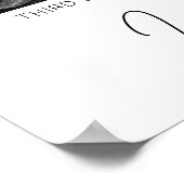 Baby Scan Foto Sonogramm Baby Keeper Poster (Ecke)