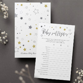 Baby-Scattergories | ABC Baby Showspiel