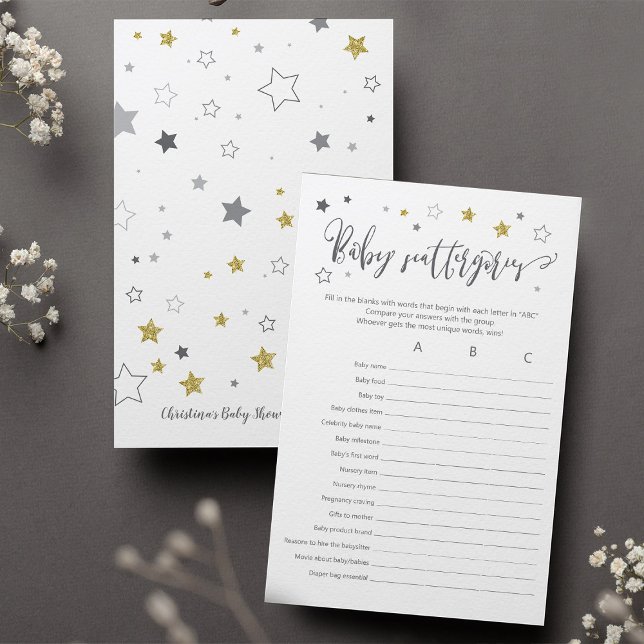 Baby-Scattergories | ABC Baby Showspiel (Von Creator hochgeladen)