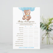 Baby Scattergories Baby Showgame PRINTED (Stehend Vorderseite)