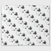 Baby-Schafe für Mutterschaf Geschenkpapier (Flach)