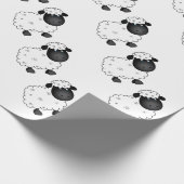 Baby-Schafe für Mutterschaf Geschenkpapier (Ecke)