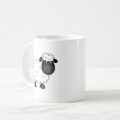Baby-Schafe für Mutterschaf Kaffeetasse (Vorderseite Links)