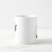 Baby-Schafe für Mutterschaf Kaffeetasse (Mittel)