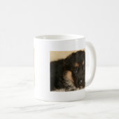 Baby-Schäferhund-Welpe "Khloe " Kaffeetasse (VorderseiteRechts)