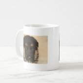 Baby-Schäferhund-Welpe "Khloe " Kaffeetasse (Vorderseite Links)