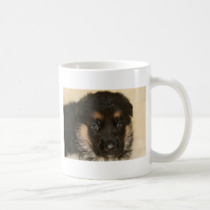 Baby-Schäferhund-Welpe "Khloe " Kaffeetasse