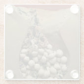 Baby-Schildkröte-Ei-Ausbrüten Glasuntersetzer (Rückseite)